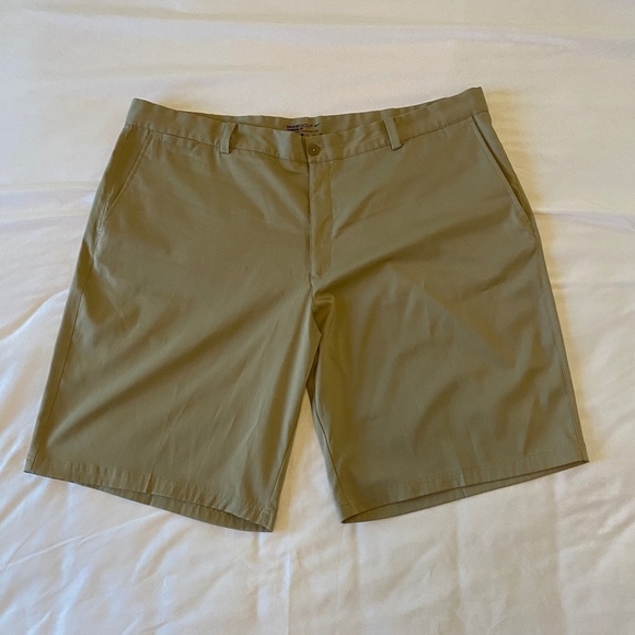 Nike Other - Nike‎ Golf -Men's Shorts-Standard Fit Flat Front-Khaki-Beige-Dri Fit- Size 42